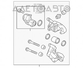 Suport spate dreapta Honda HR-V 16-22 fwd