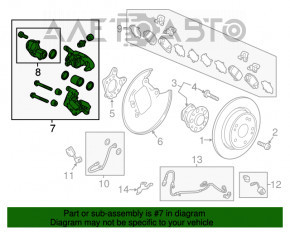 Suport spate dreapta Honda HR-V 16-22 fwd