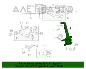 Capacul frontal dreapta Lexus GX470 03-09