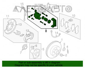 Suport spate dreapta Infiniti FX35 FX45 03-08