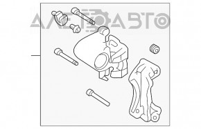 Suport spate stânga Nissan Murano z50 03-08