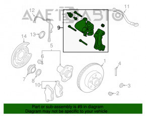 Suport spate stânga Nissan Murano z50 03-08