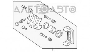 Suport spate stânga Infiniti FX35 FX45 03-08