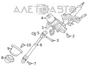 Volan cardanic Mitsubishi Eclipse Cross 18-