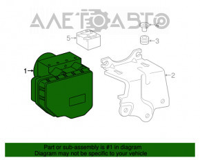 ABS ABS Toyota Rav4 13-15 AWD