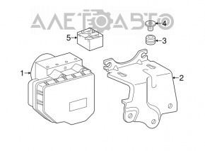 ABS ABS Toyota Rav4 13-15 AWD