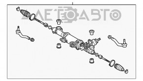 Рейка рулевая Lexus LS460 07-12 rwd