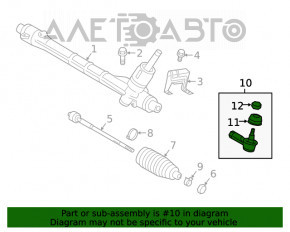 Cap de bara stânga Mitsubishi Eclipse Cross 18-