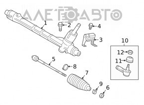 Cap de bara stânga Mitsubishi Eclipse Cross 18-