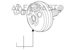 Вакуумный усилитель Toyota Highlander 01-07