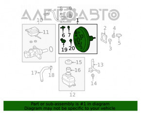 Amplificator de vid Toyota Sienna 11-16 3.5