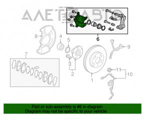 Suportul frontal stânga Honda HR-V 16-22