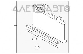 Radiator de răcire apă Subaru XV Crosstrek 13-17