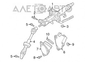 Рулевой карданчик Toyota Camry v70 18-24