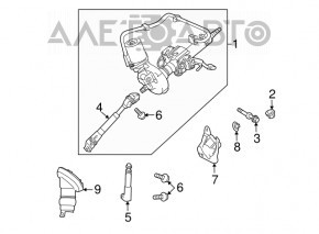 Bară de direcție pentru Toyota Prius 30 10-15