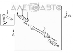 Рейка рулевая Toyota Camry v50 12-14 usa