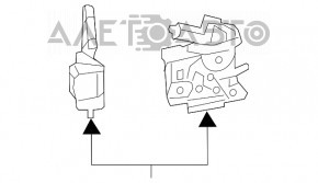 Blocarea portbagajului Jeep Grand Cherokee WK2 11-13