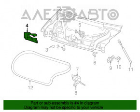 Петля крышки багажника правая Dodge Challenger 12-19