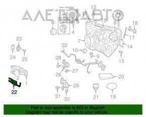 Mecanismul manetei ușii din fața dreapta a Dodge Journey 11-