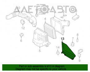 Grila de aer Subaru XV Crosstrek 13-17 nou OEM original