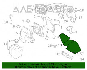 Receptor de aer Subaru Forester 19- SK nou OEM original