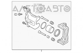 Suportul frontal stânga Mitsubishi Eclipse Cross 18-