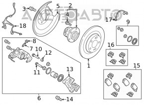 Suport spate dreapta Mitsubishi Eclipse Cross 18-