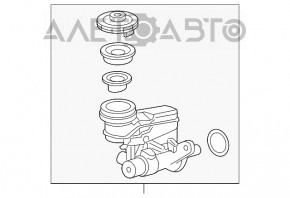 Главный тормозной цилиндр с бачком Honda HR-V 16-22