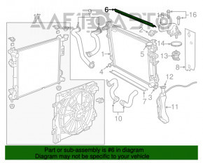 Grila radiatorului superioara Dodge Grand Caravan 11-20