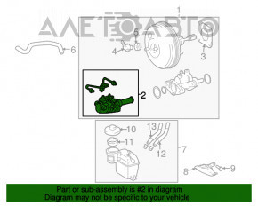 Cilindrul principal de frână cu rezervor Toyota Sienna 04-10