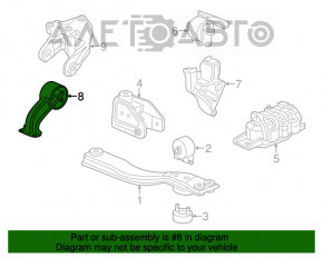 Suport motor spate Dodge Journey 11- 3.6 awd nou original OEM