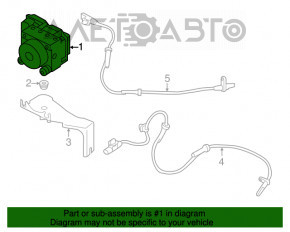 ABS ABS Nissan Versa 12-19 SUA manuală