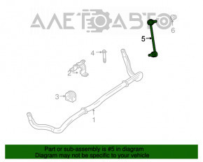 Bară stabilizatoare față dreapta Dodge Journey 11- nouă, neoriginală, GSP.