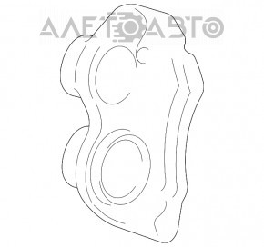 Suport dreapta față Lexus GX470 03-09 cu 4 pistoane, nou, original OEM