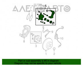 Suportul frontal stânga pentru Toyota Rav4 13-18