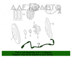 Senzor ABS frontal stânga Dodge Challenger 09-