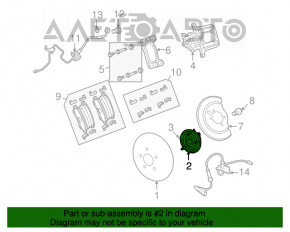 Rulment roata spate dreapta Dodge Journey 11- FWD