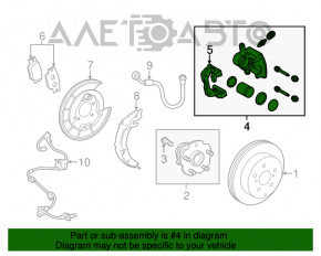 Suport spate dreapta Toyota Rav4 13-18