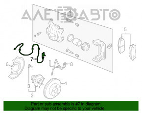 Senzor ABS frontal stânga Infiniti G25 G37 4d 11-13