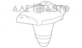 Suportul arcului spate dreapta pentru Lexus RX350 RX450h 16-22