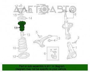 Capacul amortizorului din față stânga Toyota Camry v40 3.5 nou OEM original