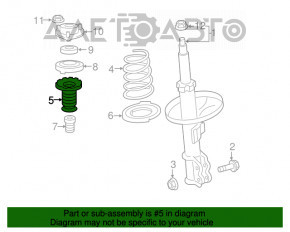 Filtru de praf dreapta față pentru Lexus ES350 07-12, nou, original OEM.