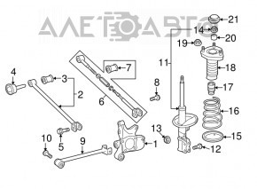 Arc spate dreapta Toyota Highlander 08-13 3.5 AWD sport