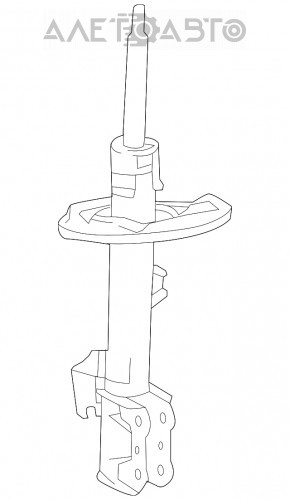 Амортизатор передний правый Lexus RX350 RX450h 16-19 новый OEM оригинал