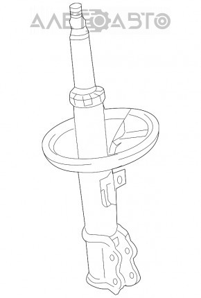 Стойка амортизатора в сборе передняя левая Lexus RX350 10-15