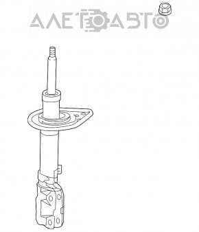 Amortizor spate dreapta pentru Lexus ES350 13-18 R17