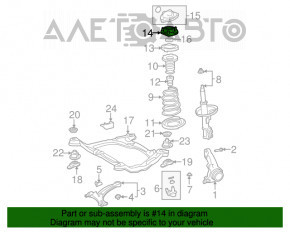 Suport amortizor față stânga Toyota Solara 2.4 04-08