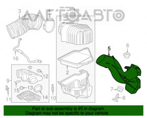 Receptor de aer Dodge Grand Caravan 11-20