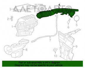 Conducta de aer de la filtru pentru Dodge Challenger 09- 3.6