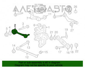 Maneta superioară față spate stânga Lexus LS460 LS600h 07-12